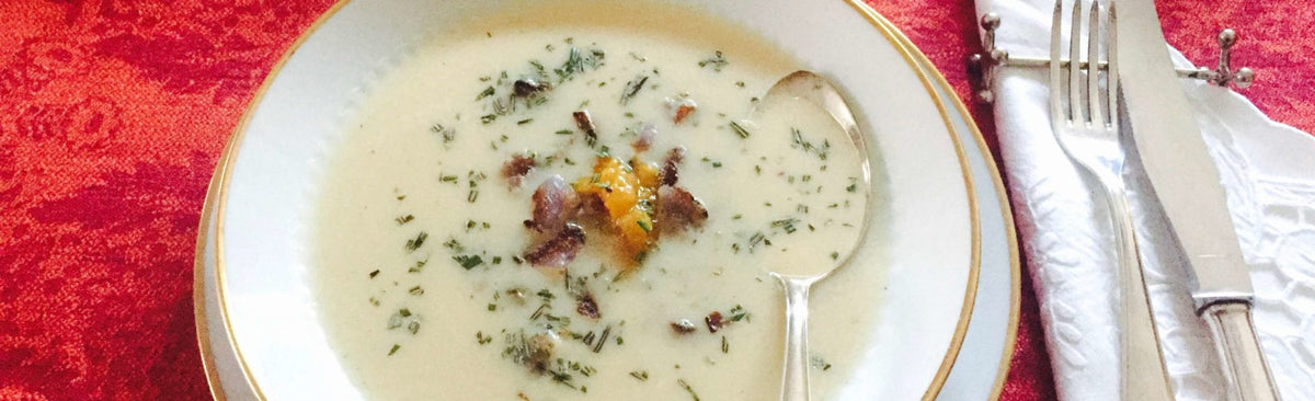 Kartoffelsuppe mit Prosecco