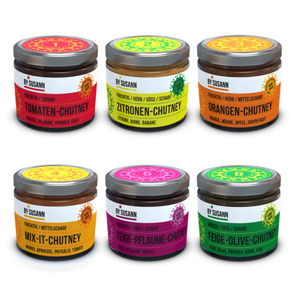 6er Probier Chutney Set 1