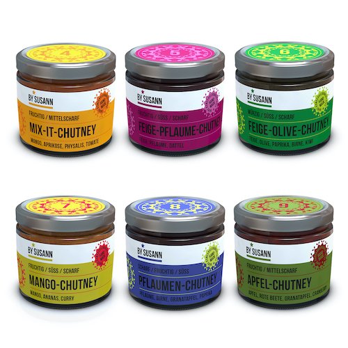 6er Probier Chutney Set 2